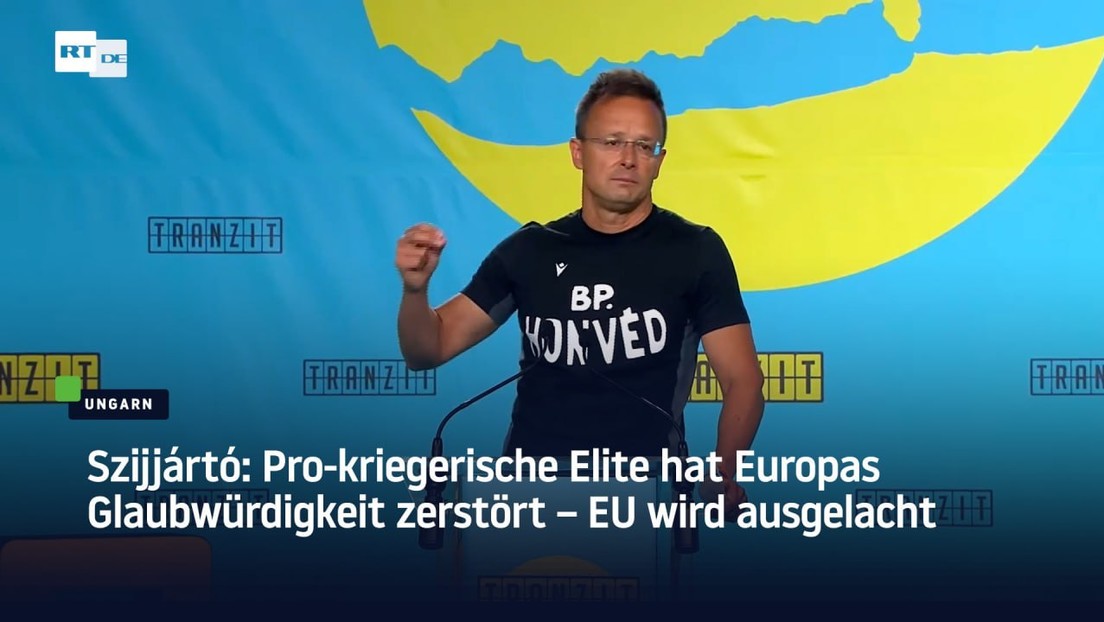 Szijjártó: Pro-kriegerische Elite hat Europas Glaubwürdigkeit zerstört – EU wird ausgelacht