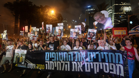 Großdemonstration in Tel Aviv gegen Netanjahus Plan zur Übernahme des Gazastreifens