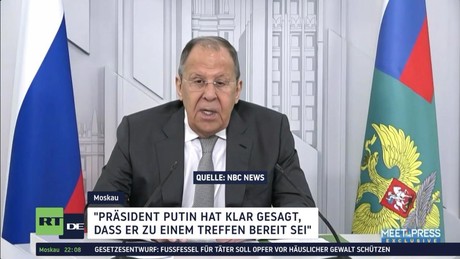 Lawrow: Selenskij blockiert Fortschritte in Richtung Frieden