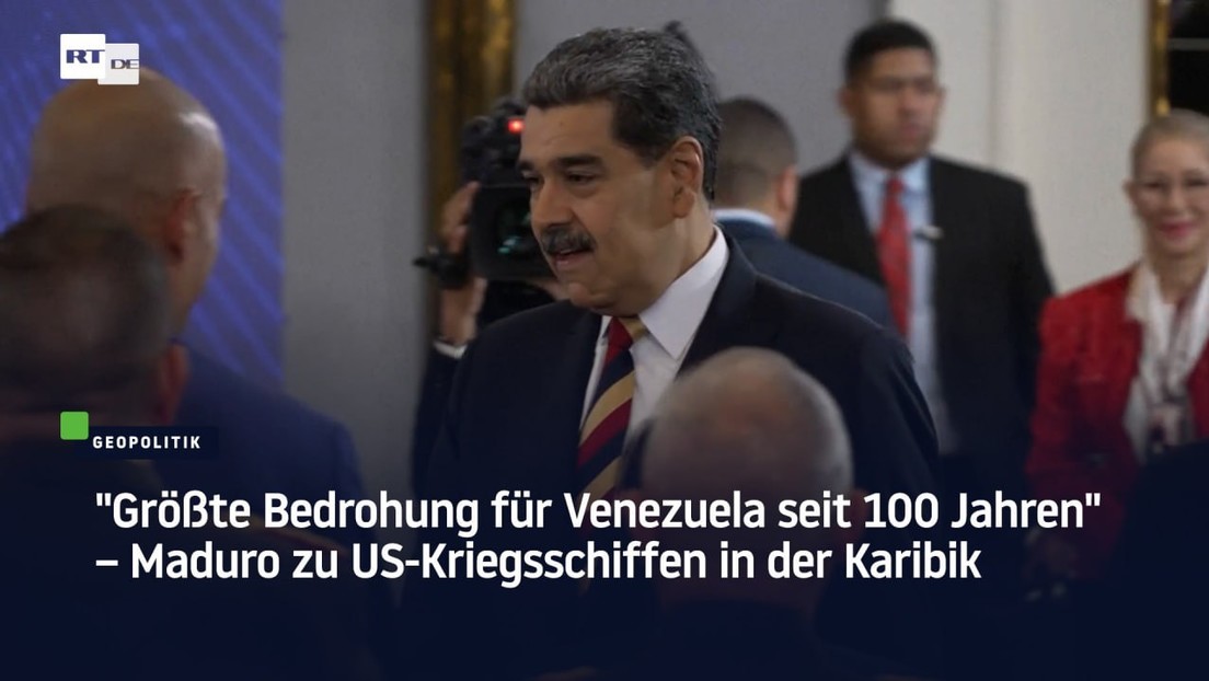 "Größte Bedrohung für Venezuela seit 100 Jahren" – Maduro zu US-Kriegsschiffen in der Karibik