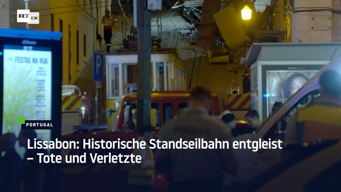 Lissabon: Historische Standseilbahn entgleist – Tote und Verletzte