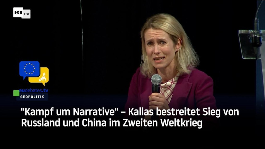 "Kampf um Narrative" – Kallas bestreitet Sieg von Russland und China im Zweiten Weltkrieg