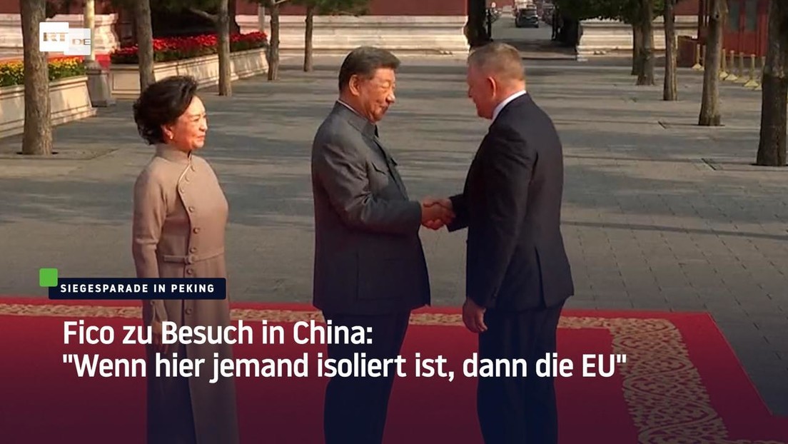 Fico zu Besuch in China: "Wenn hier jemand isoliert ist, dann die EU"