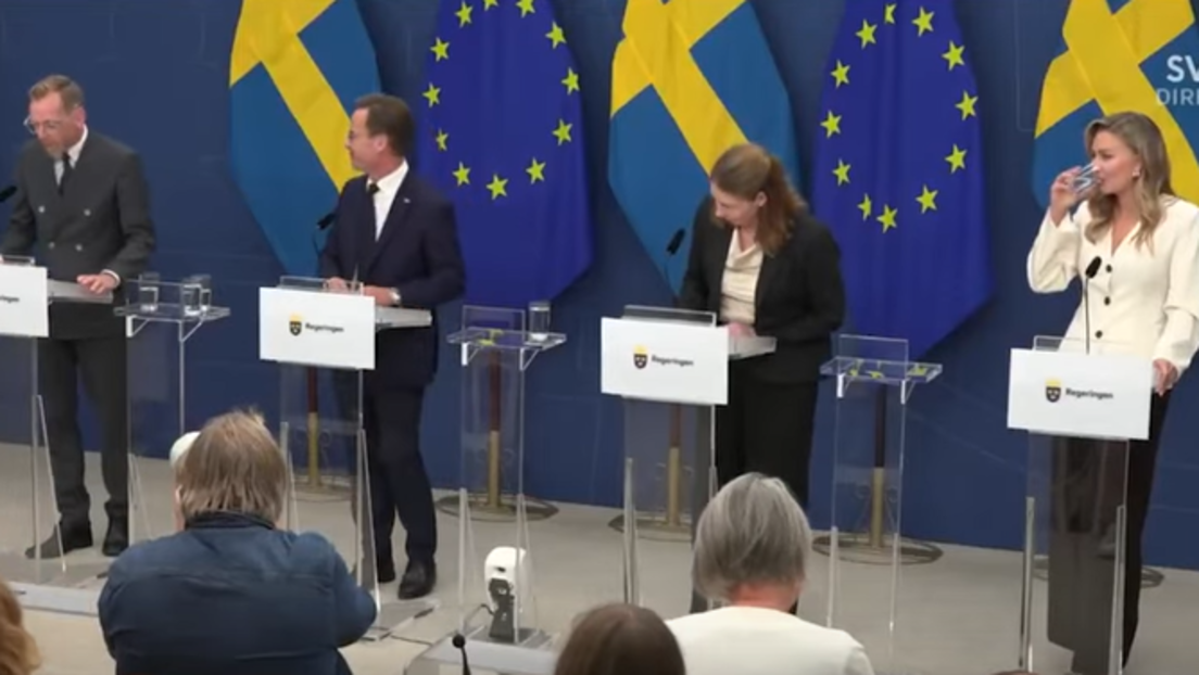 Neue schwedische Gesundheitsministerin bricht bei erster Pressekonferenz zusammen