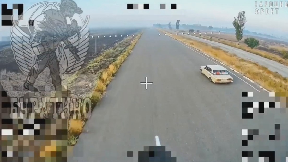 VIDEO: Russische Drohnenpiloten erkennen Zivilisten im Kampfgebiet und verschonen sie