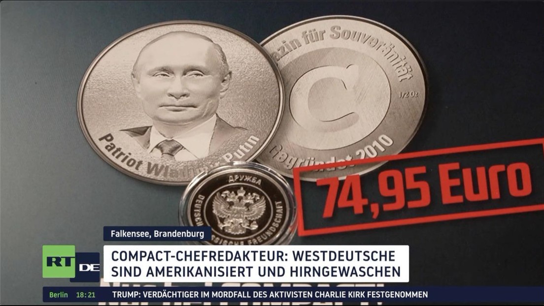 Compact-Magazin verkauft Putin-Silbermünzen für 75 Euro