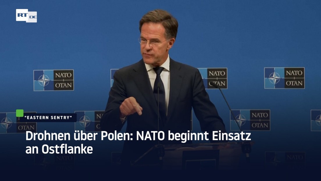 Drohnen über Polen: NATO beginnt Einsatz an Ostflanke