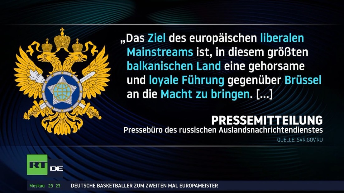 Russischer Geheimdienst: EU steckt hinter Unruhen in Serbien