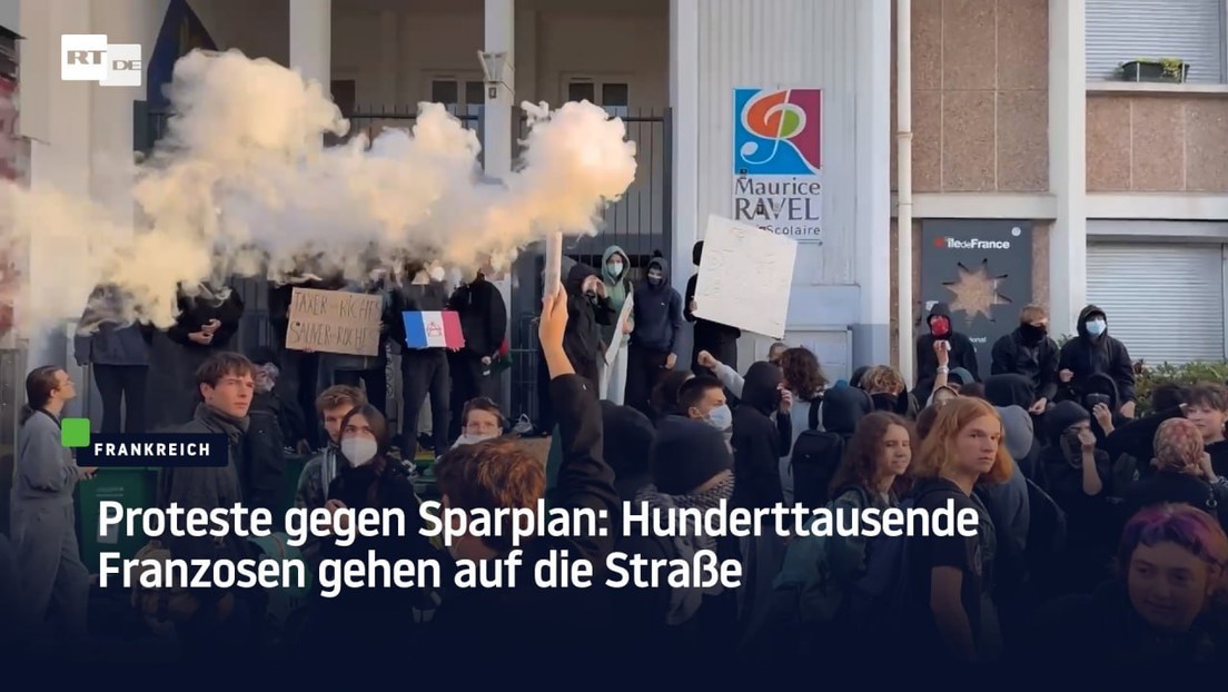 Proteste gegen Sparplan: Hunderttausende Franzosen gehen auf die Straße