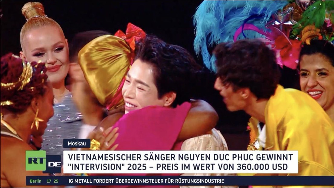 "Intervision" in Moskau: Vietnamesischer Sänger Duc Phuc gewinnt internationalen Wettbewerb