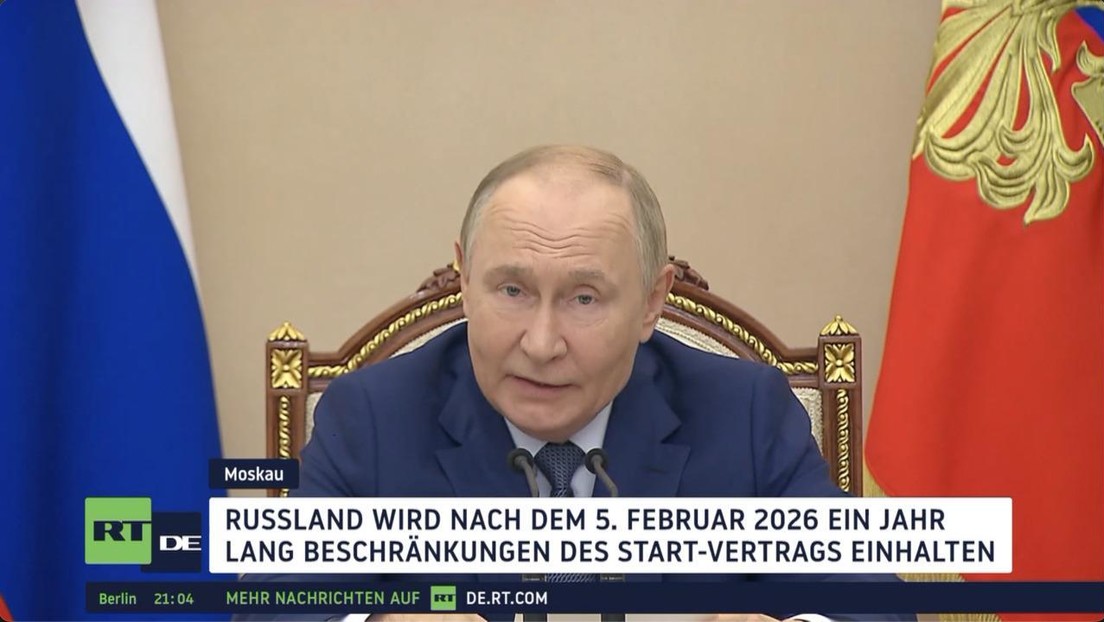 Putin: Russland wird New-START-Vertrag ein Jahr nach Ablauf weiterhin beachten
