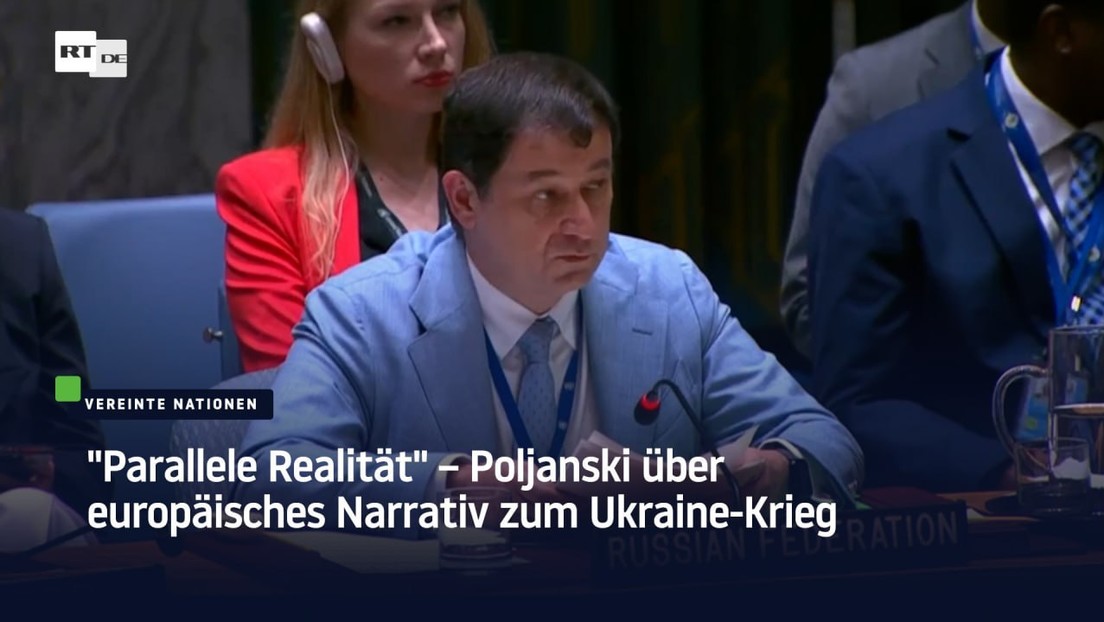 "Parallele Realität" – Poljanski über europäisches Narrativ zum Ukraine-Krieg