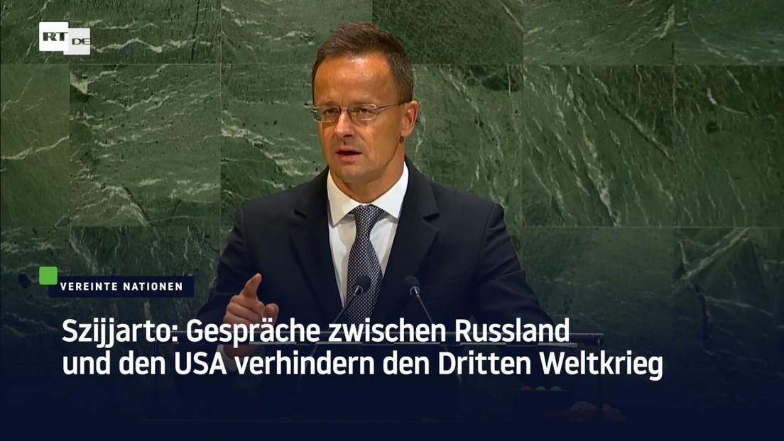 Szijjarto: Gespräche zwischen Russland und den USA verhindern den Dritten Weltkrieg
