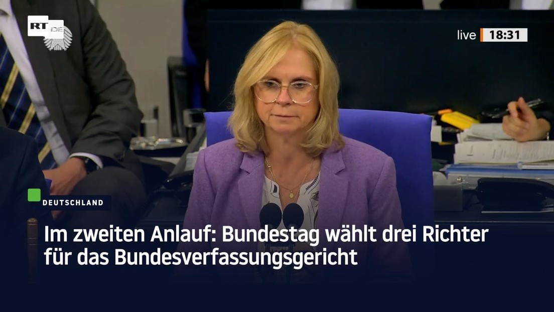 Im zweiten Anlauf: Bundestag wählt drei Richter für das Bundesverfassungsgericht