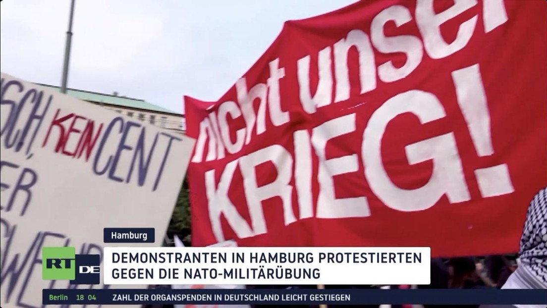 Demonstrationen in Hamburg: Widerstand gegen Bundeswehr-Übungen