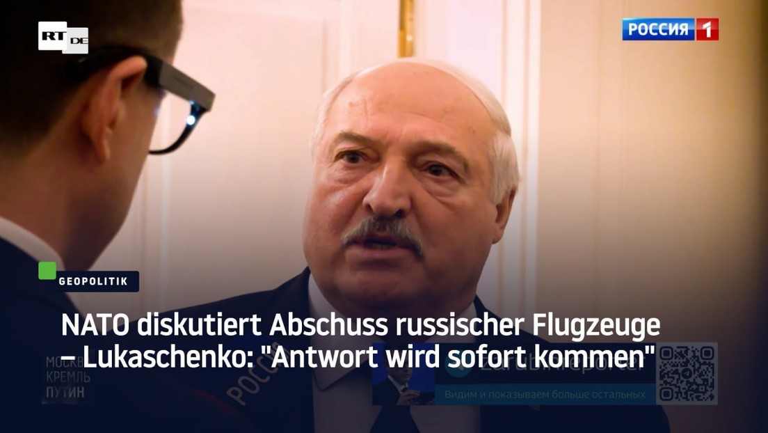 NATO diskutiert Abschuss russischer Flugzeuge – Lukaschenko: "Antwort wird sofort kommen"