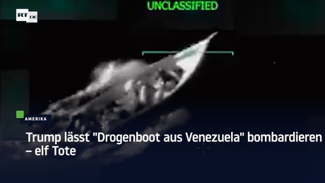 Eskalation in der Karibik: US-Militär zerstört Boot aus Venezuela (Video)