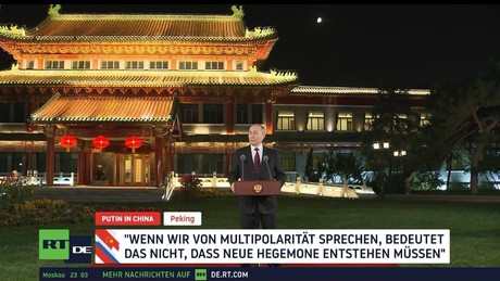 Putin zum Abschluss seines China-Besuchs: Multipolarität und "Kraft Sibiriens 2"