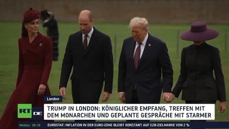 Trump in London: Zwischen königlichem Empfang und britischem Spott 