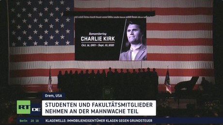 Zehntausende nehmen Abschied: Trauerfeier für Charlie Kirk in Arizona