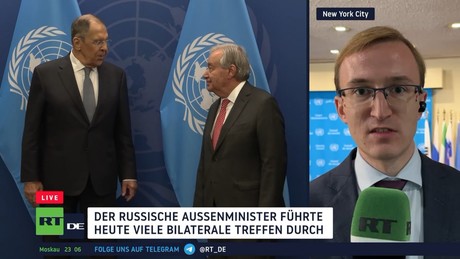 Lawrow absolviert Marathon diplomatischer Treffen bei UN – Deutschland bleibt außen vor
