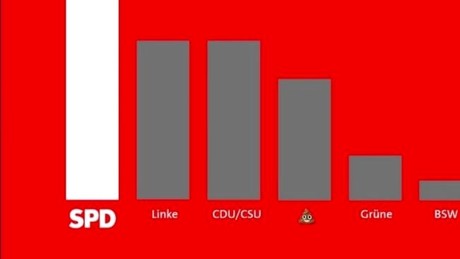 Der tägliche Wahnsinn: Social Media-Team der SPD bildet AfD in Grafik mit 💩-Haufen ab