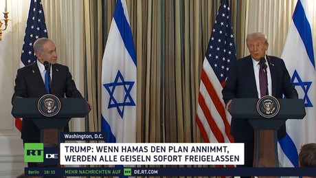 Gerecht? Israel mit Trumps 20-Punkte-Plan für Gaza einverstanden – Zustimmung der Hamas noch offen