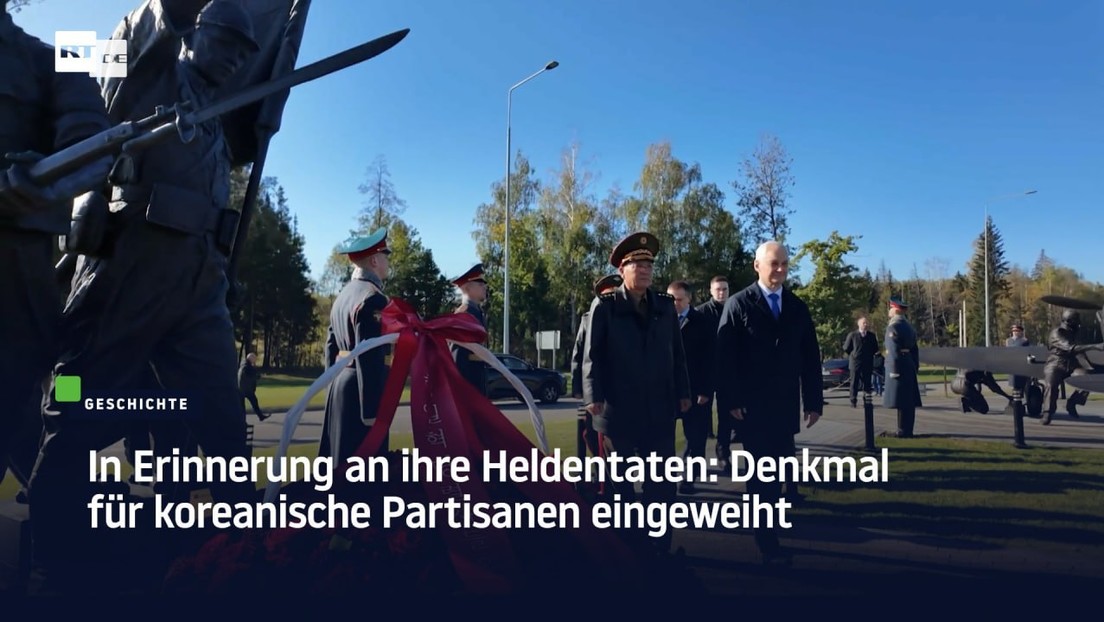 In Erinnerung an ihre Heldentaten: Denkmal für koreanische Partisanen eingeweiht