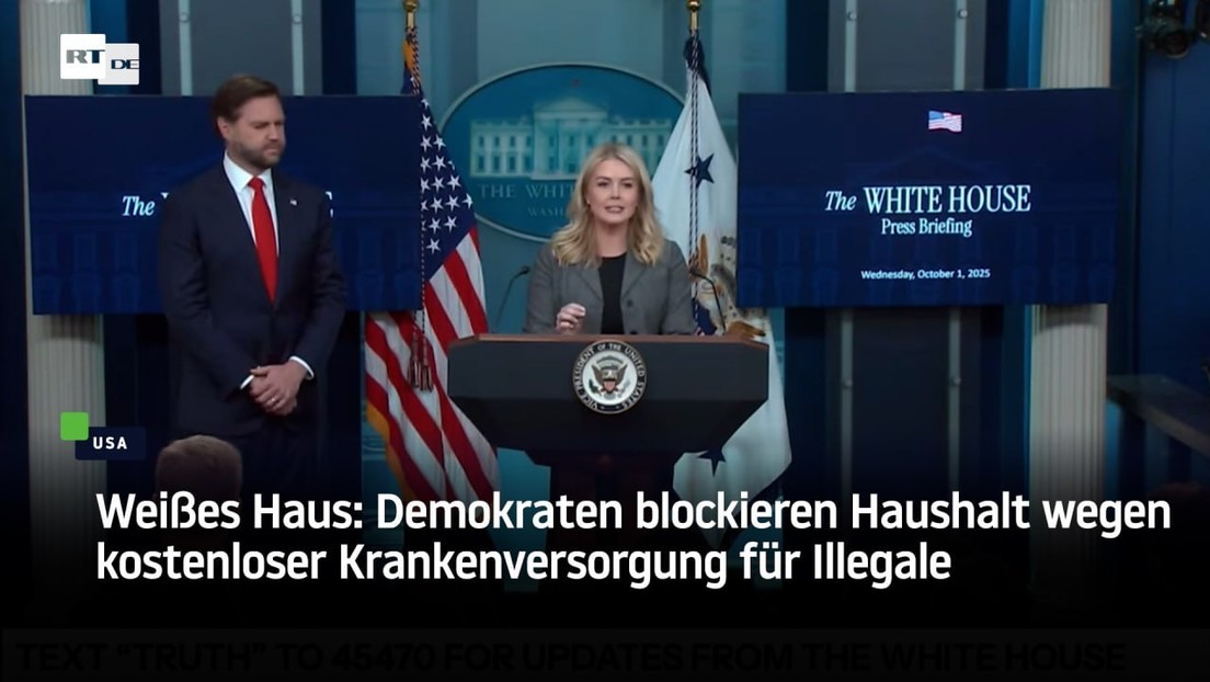 Weißes Haus: Demokraten blockieren Haushalt wegen kostenloser Krankenversorgung für Illegale
