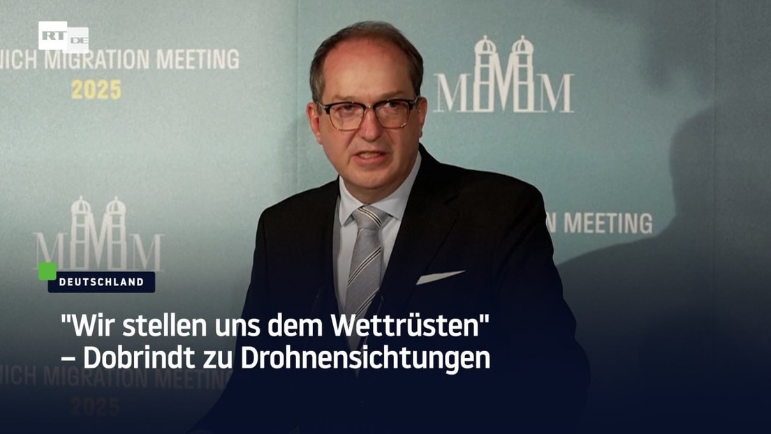 "Wir stellen uns dem Wettrüsten" – Dobrindt zu Drohnensichtungen