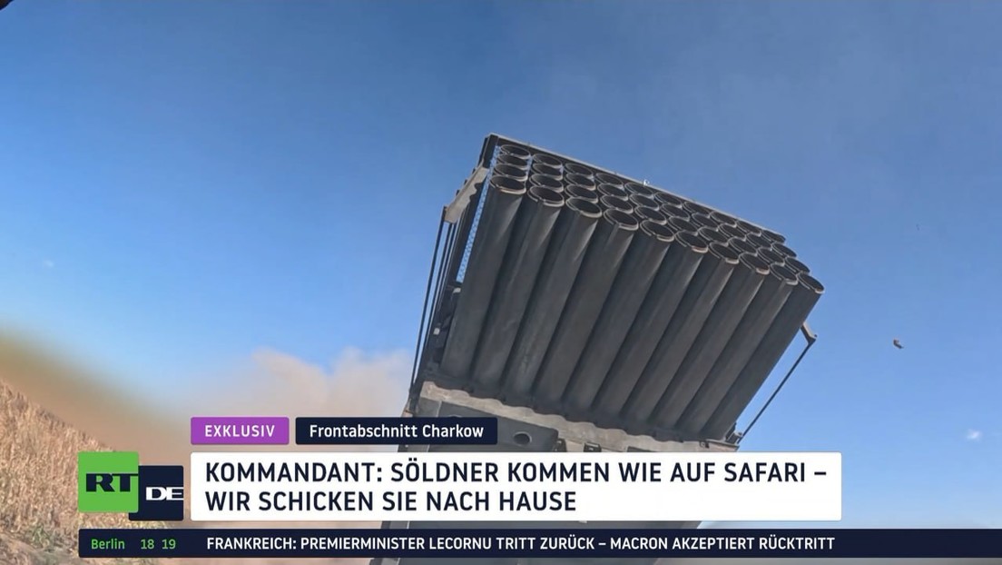 Exklusiv vom Frontabschnitt Charkow: Russische Soldaten bekämpften polnische Söldner