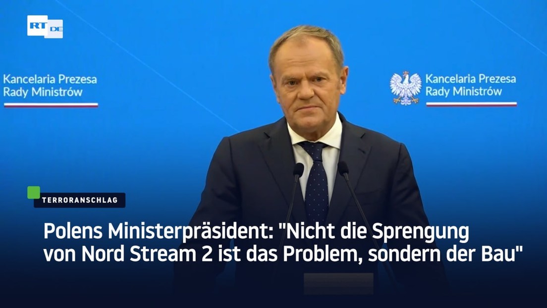 Polens Ministerpräsident: "Nicht die Sprengung von Nord Stream 2 ist das Problem, sondern der Bau"