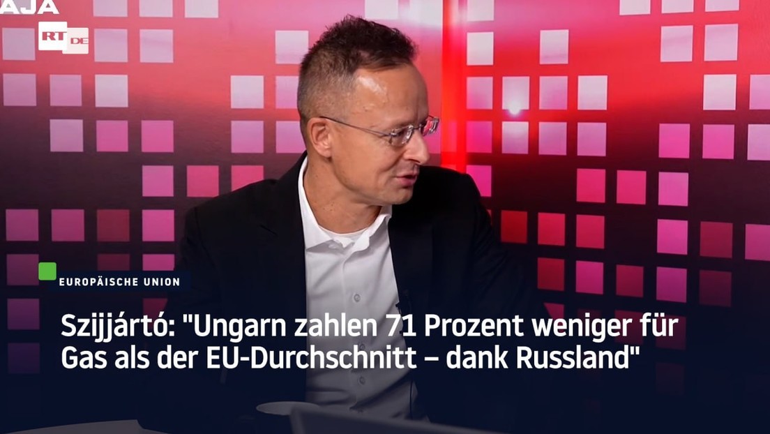 Szijjártó: "Ungarn zahlen 71 Prozent weniger für Gas als der EU-Durchschnitt – dank Russland"