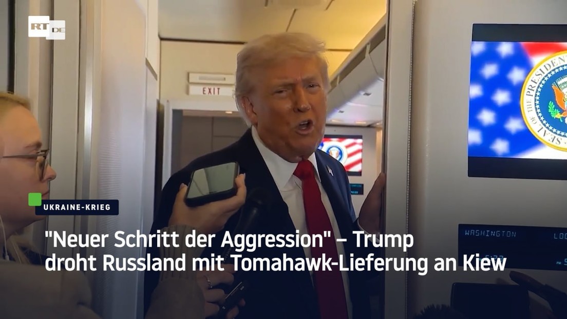 "Neuer Schritt der Aggression" – Trump droht Russland mit Tomahawk-Lieferung an Kiew