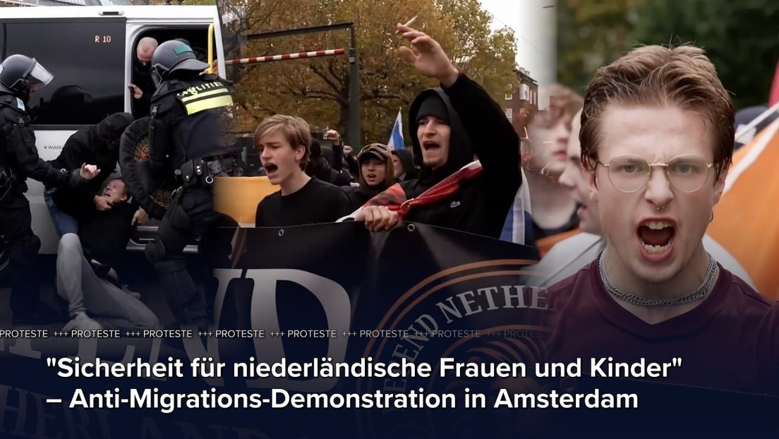 "Sicherheit für niederländische Frauen und Kinder" – Anti-Migrations-Demonstration in Amsterdam