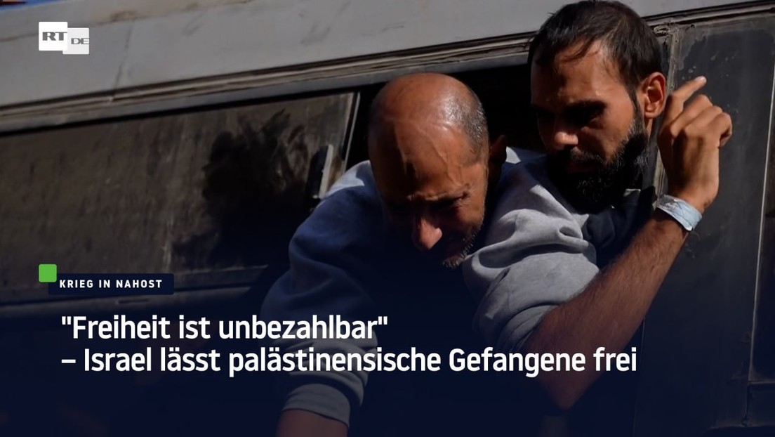 "Freiheit ist unbezahlbar" – Israel lässt palästinensische Gefangene frei