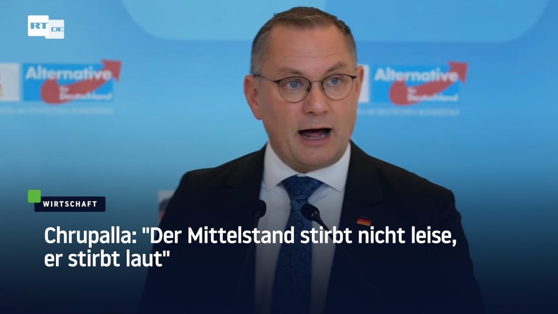 Chrupalla: "Der Mittelstand stirbt nicht leise, er stirbt laut"