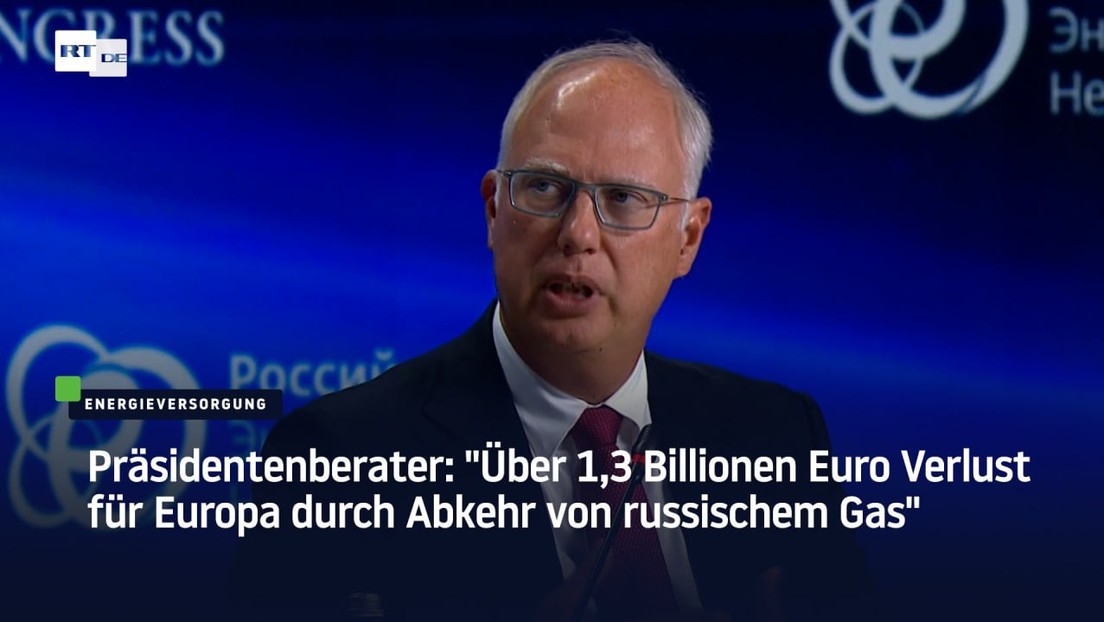 Präsidentenberater: "Über 1,3 Billionen Euro Verlust für Europa durch Abkehr von russischem Gas"