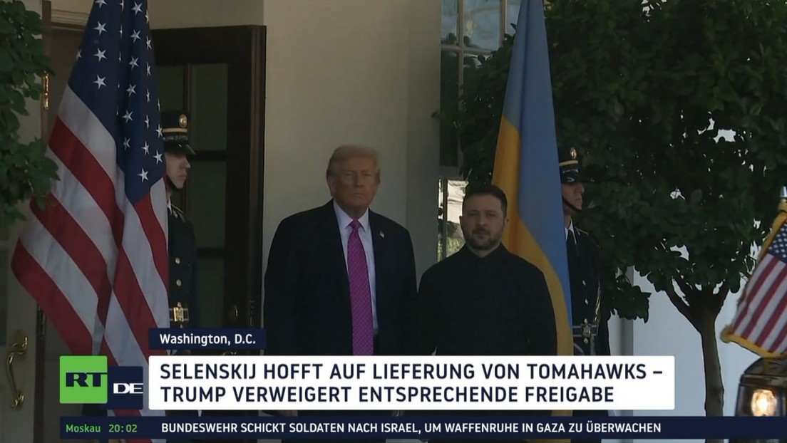 "Wir brauchen Tomahawks": Selenskij scheitert bei Treffen mit Trump