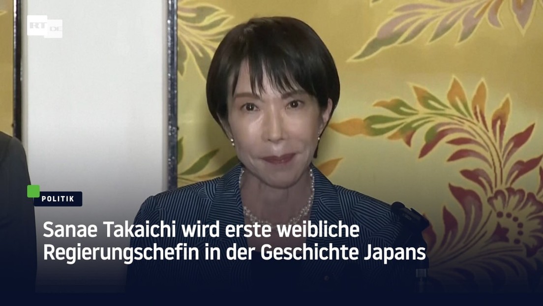 Sanae Takaichi wird erste weibliche Regierungschefin in der Geschichte Japans
