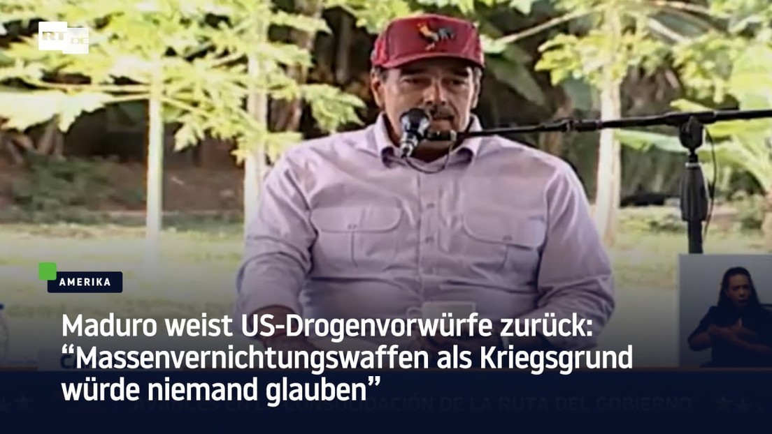 Maduro weist US-Vorwürfe zurück: "Massenvernichtungswaffen als Kriegsgrund würde niemand glauben"