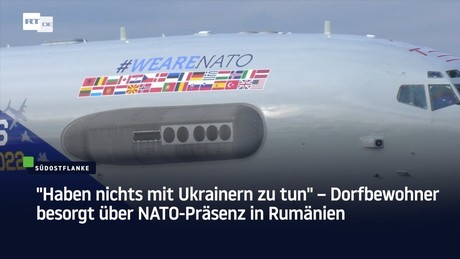 "Haben nichts mit Ukrainern zu tun" – Dorfbewohner besorgt über NATO-Präsenz in Rumänien
