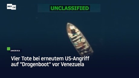 Vier Tote bei erneutem US-Angriff auf "Drogenboot" vor Venezuela