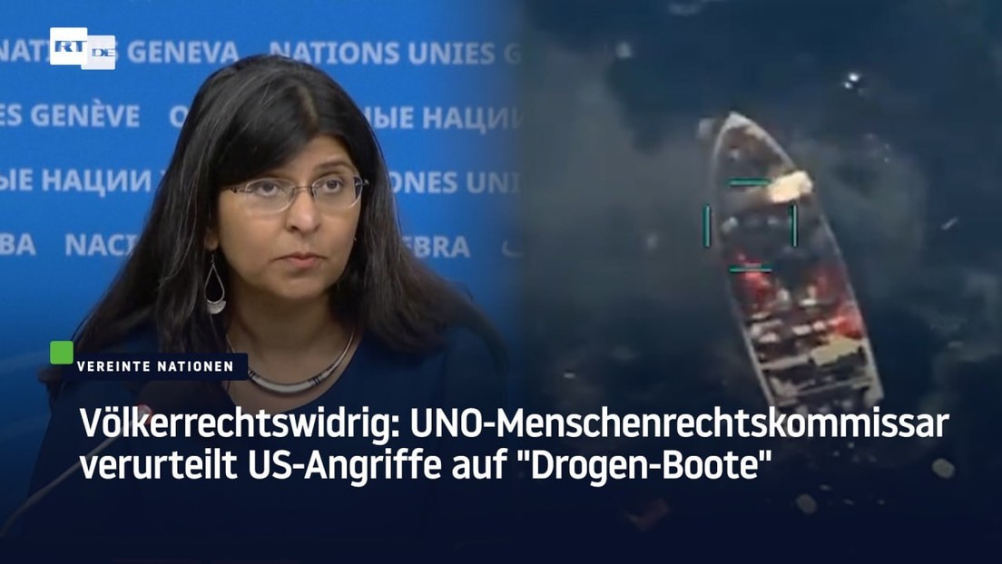 Völkerrechtswidrig: UNO-Menschenrechtskommissar verurteilt US-Angriffe auf "Drogen-Boote"