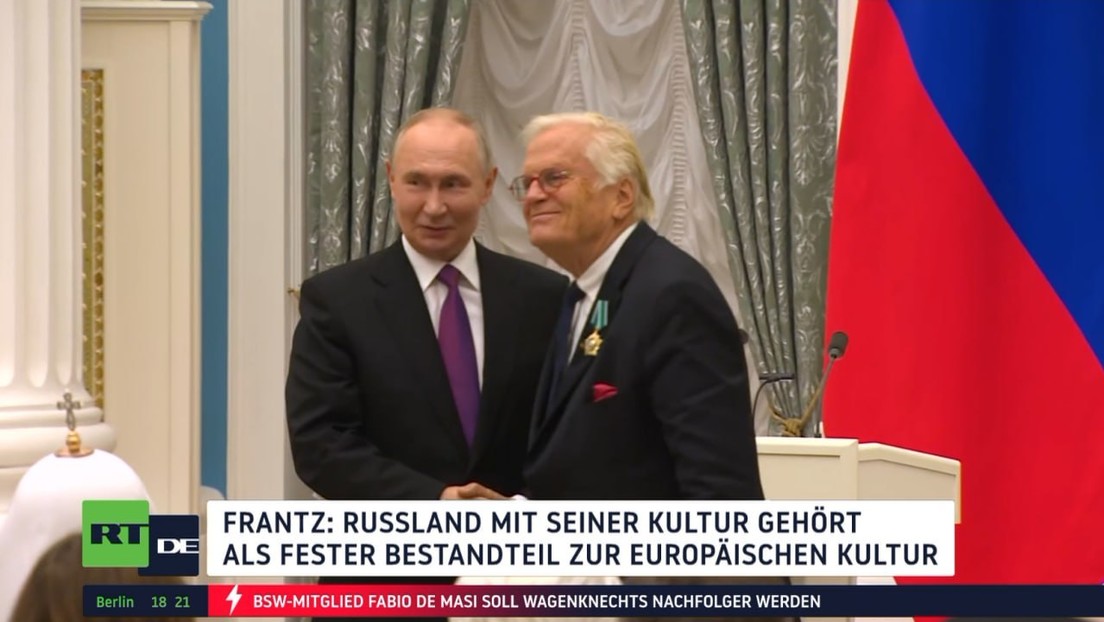 Auszeichnung für Völkerverständigung in Russland: Dirigent Justus Frantz in der Kritik 