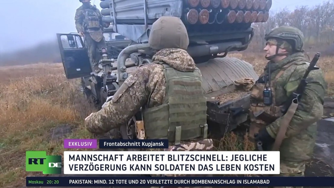 Exklusiv: Frontabschnitt Kupjansk – Selbstfahrlafette im Einsatz