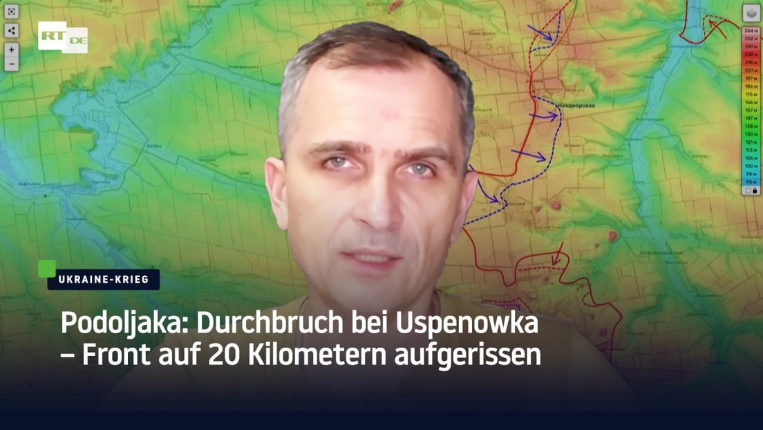 Podoljaka: Durchbruch bei Uspenowka – Front auf 20 Kilometern aufgerissen