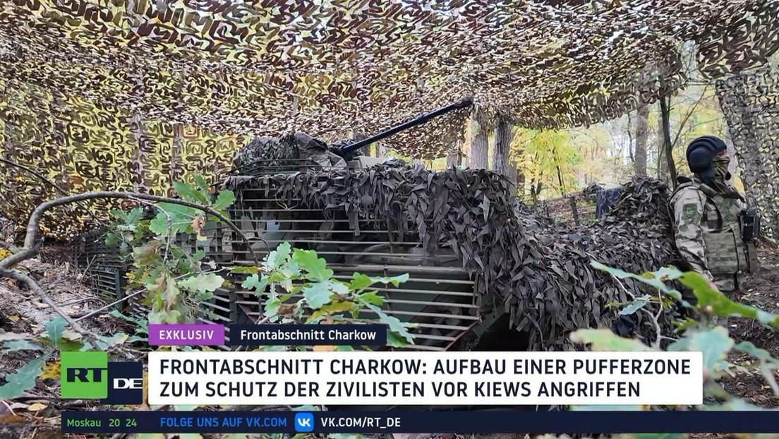Exklusiv: Aufbau einer Pufferzone am Frontabschnitt Charkow