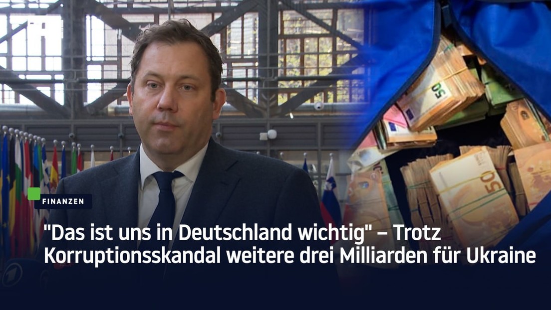 "Das ist uns in Deutschland wichtig" – Trotz Korruptionsskandal weitere drei Milliarden für Ukraine