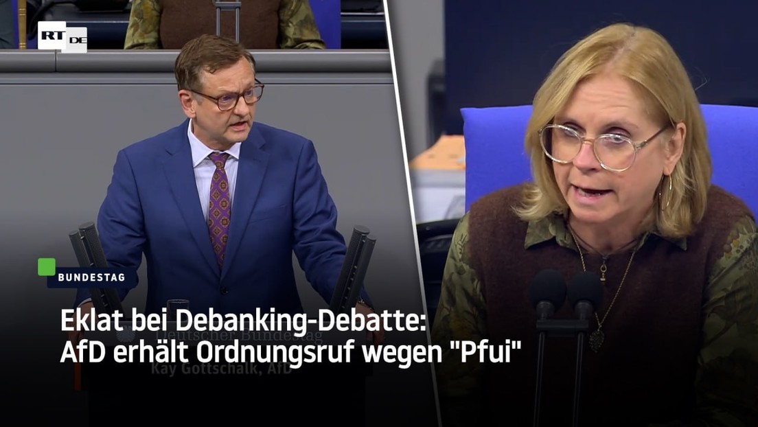 Eklat bei Debanking-Debatte: AfD erhält Ordnungsruf wegen "Pfui"